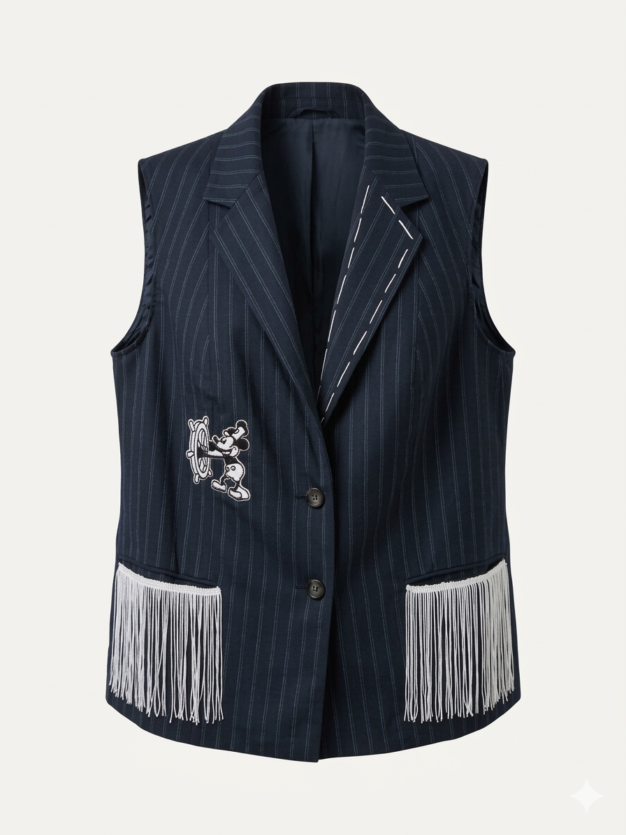 Smanicato gessato ‘Mickey’ reworked