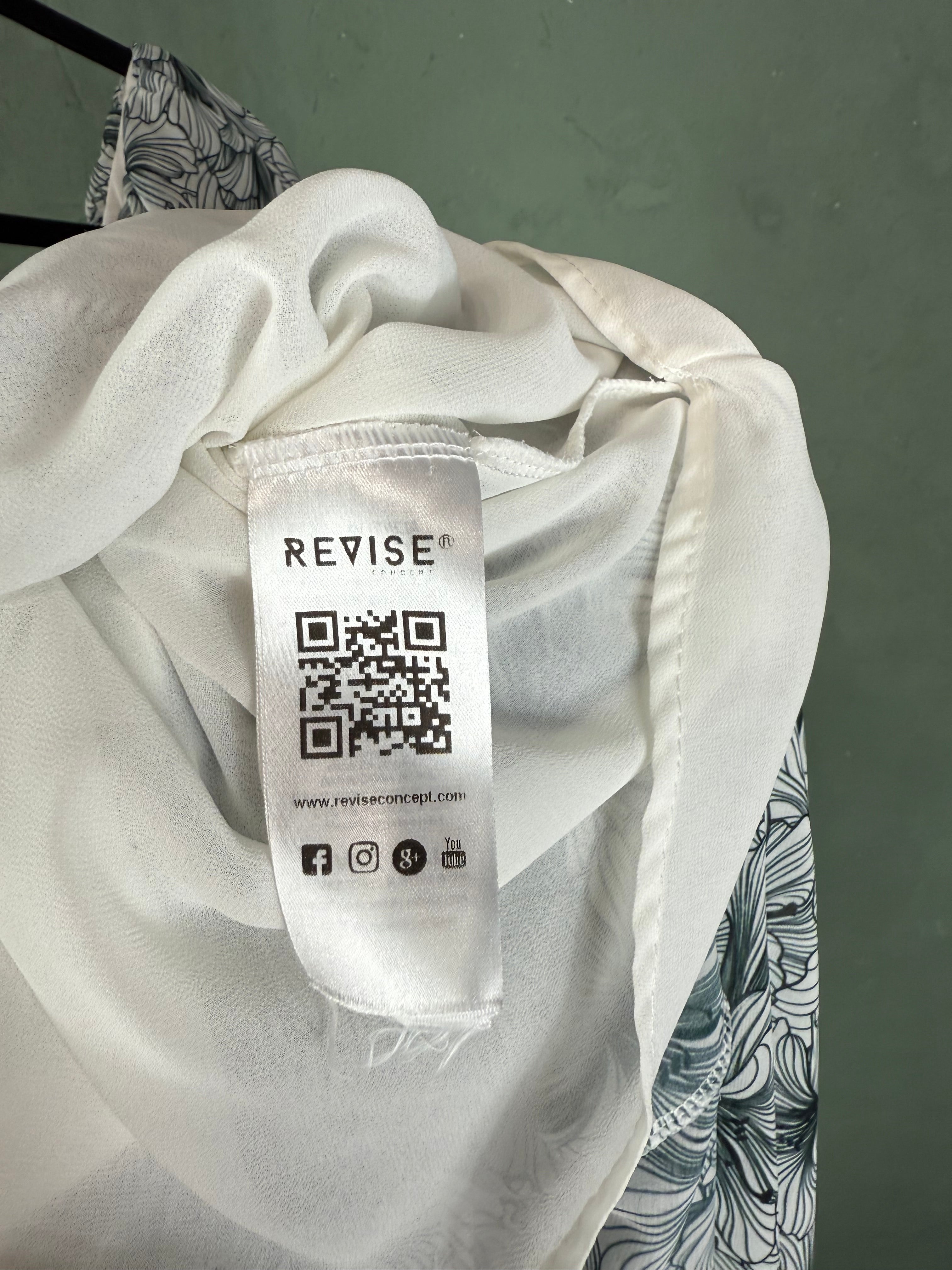 Abito asimmetrico fantasia Revise tg.L