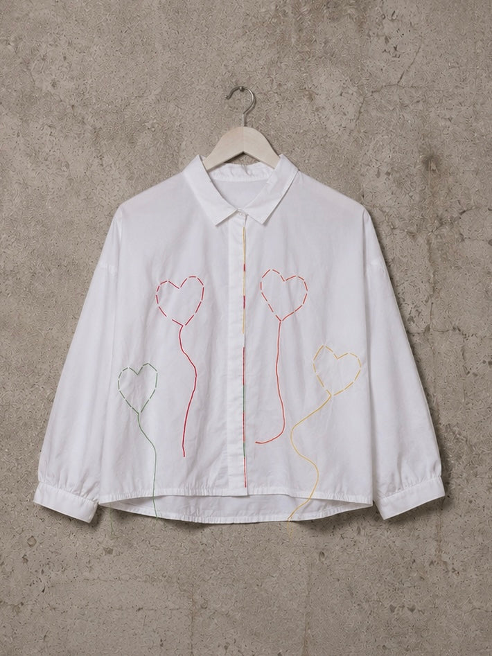 Camicia ‘heart ballon’