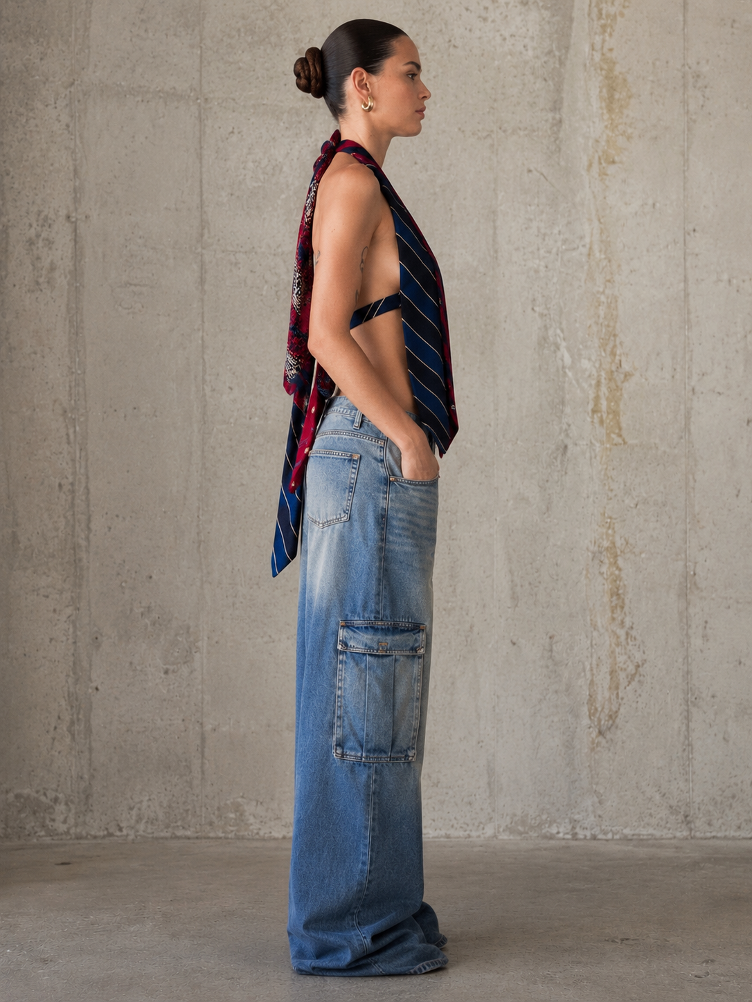 Top handmade ‘Ties’  upcycling