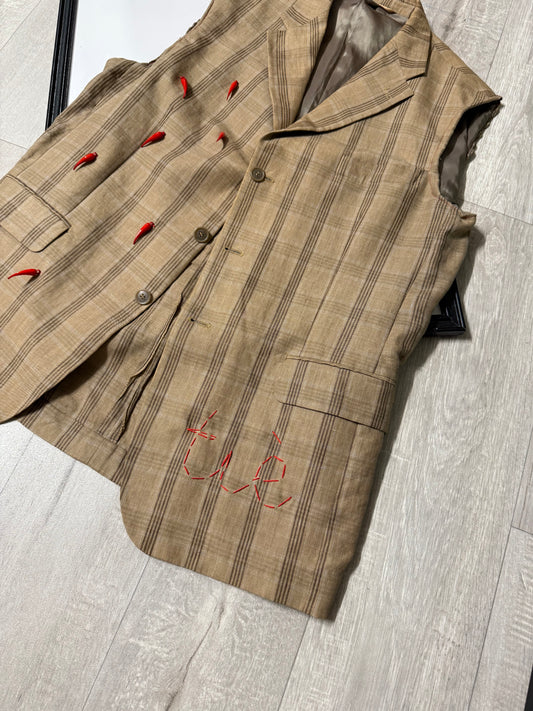 Gilet vintage upcycling ‘TIÈ’ 🤘🏻