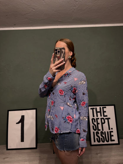 Camicia righe fantasia