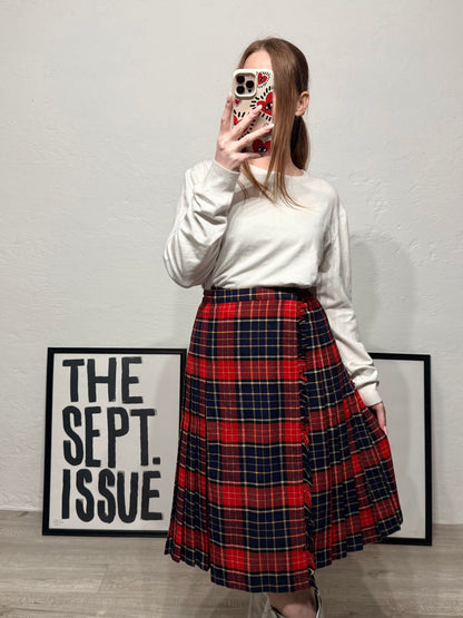 Maxigonna - kilt tartan vintage