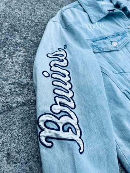 Giacca denim patch UCLA tg.M