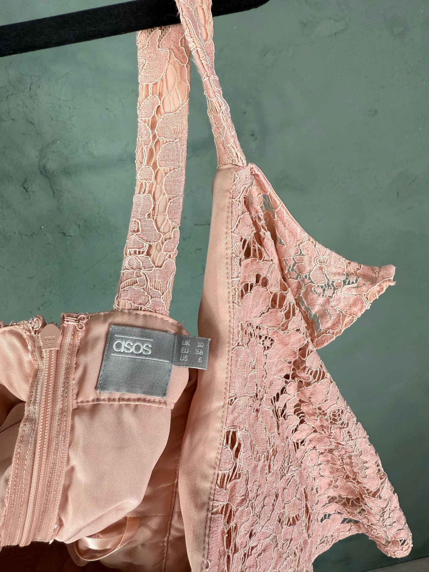 Abito lungo pizzo ASOS tg.S
