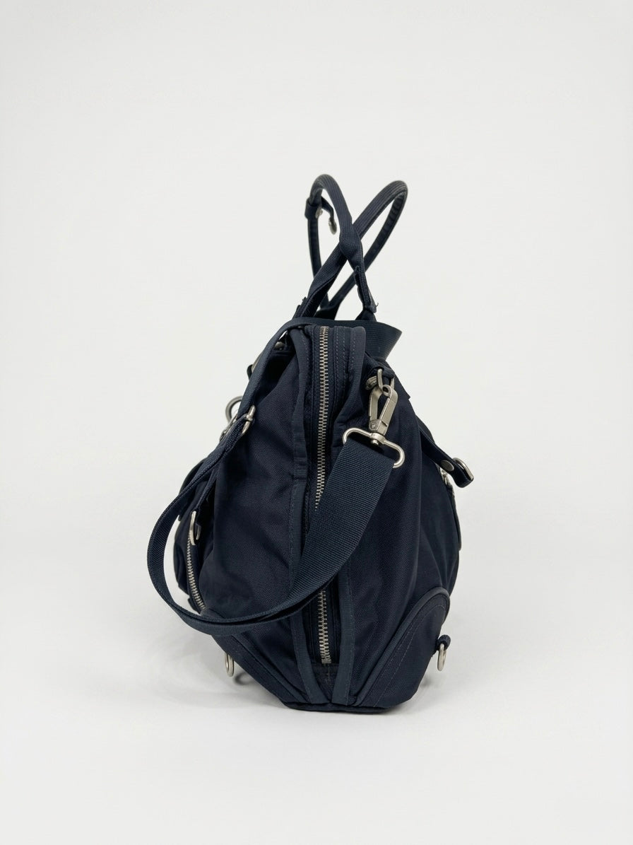 Borsa tracolla nylon George Gina & Lucy blu navy