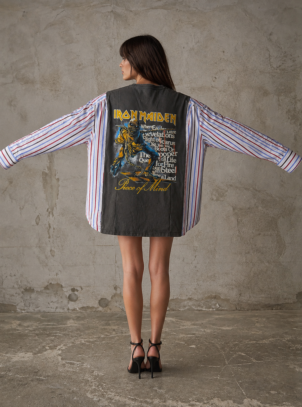 Tamicia Iron Maiden upcycling