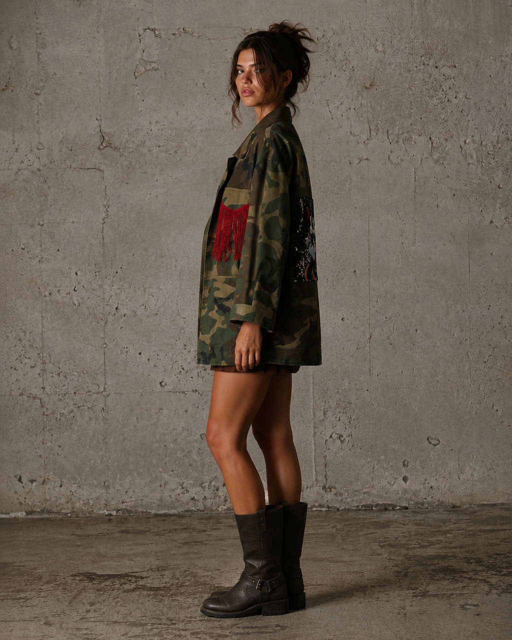 Giacca militare ‘Mickey e Minnie’