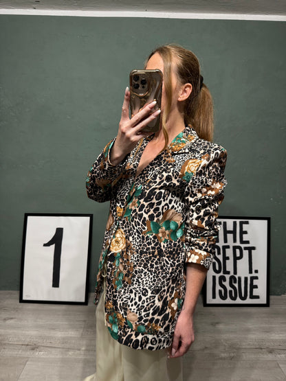 Blazer fantasia animalier tg.S