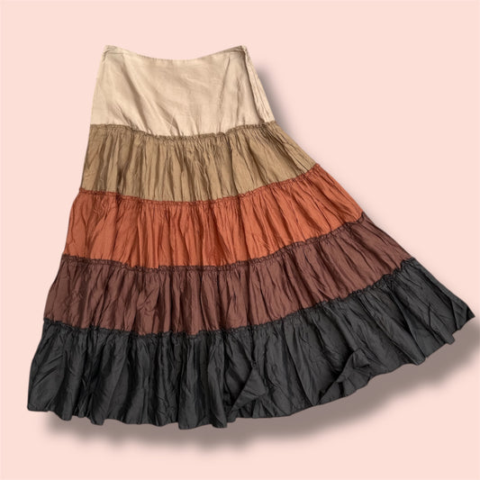 Maxi gonna balze multicolor tg.S