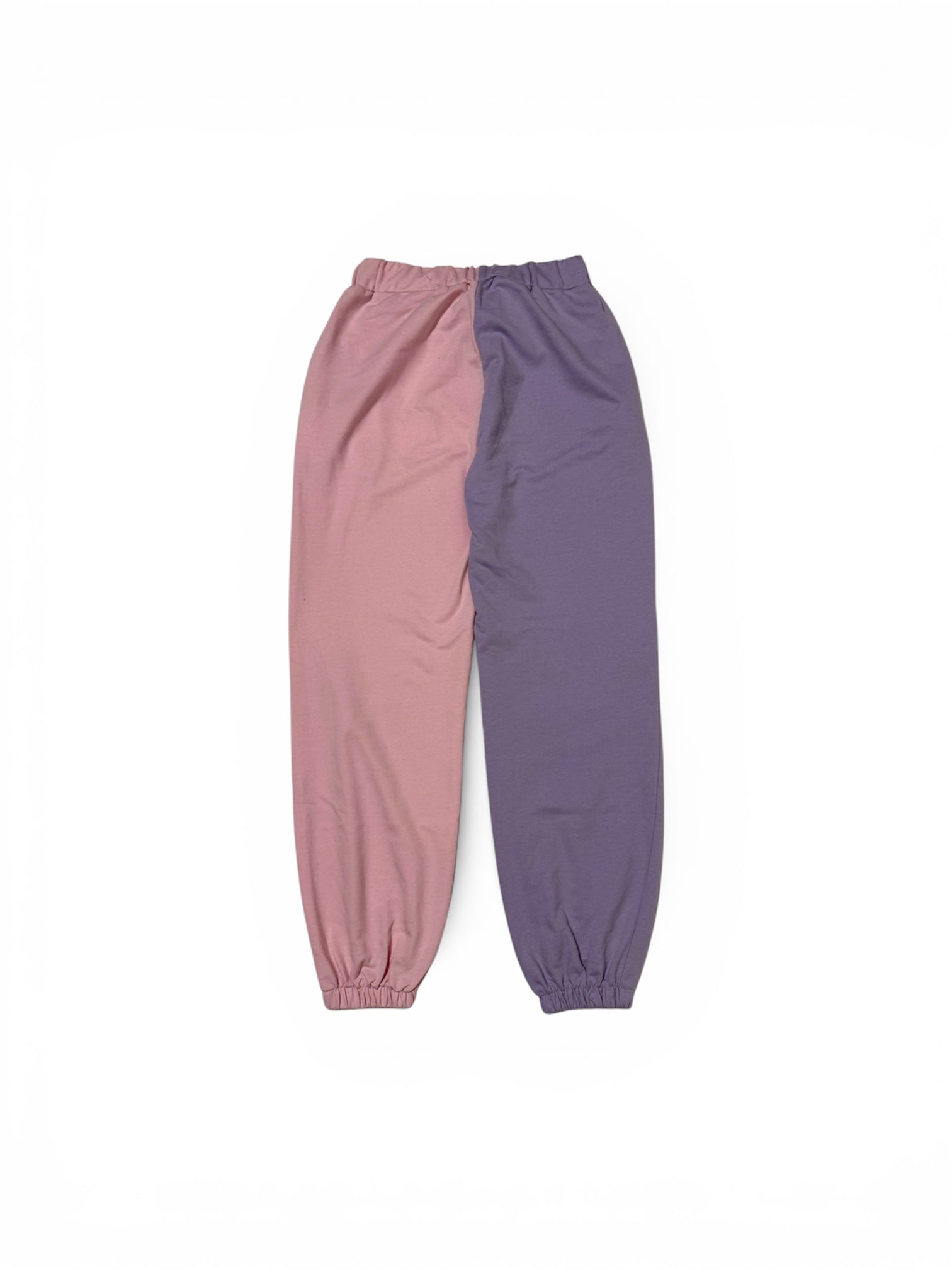 Pantalone tuta bicolore
