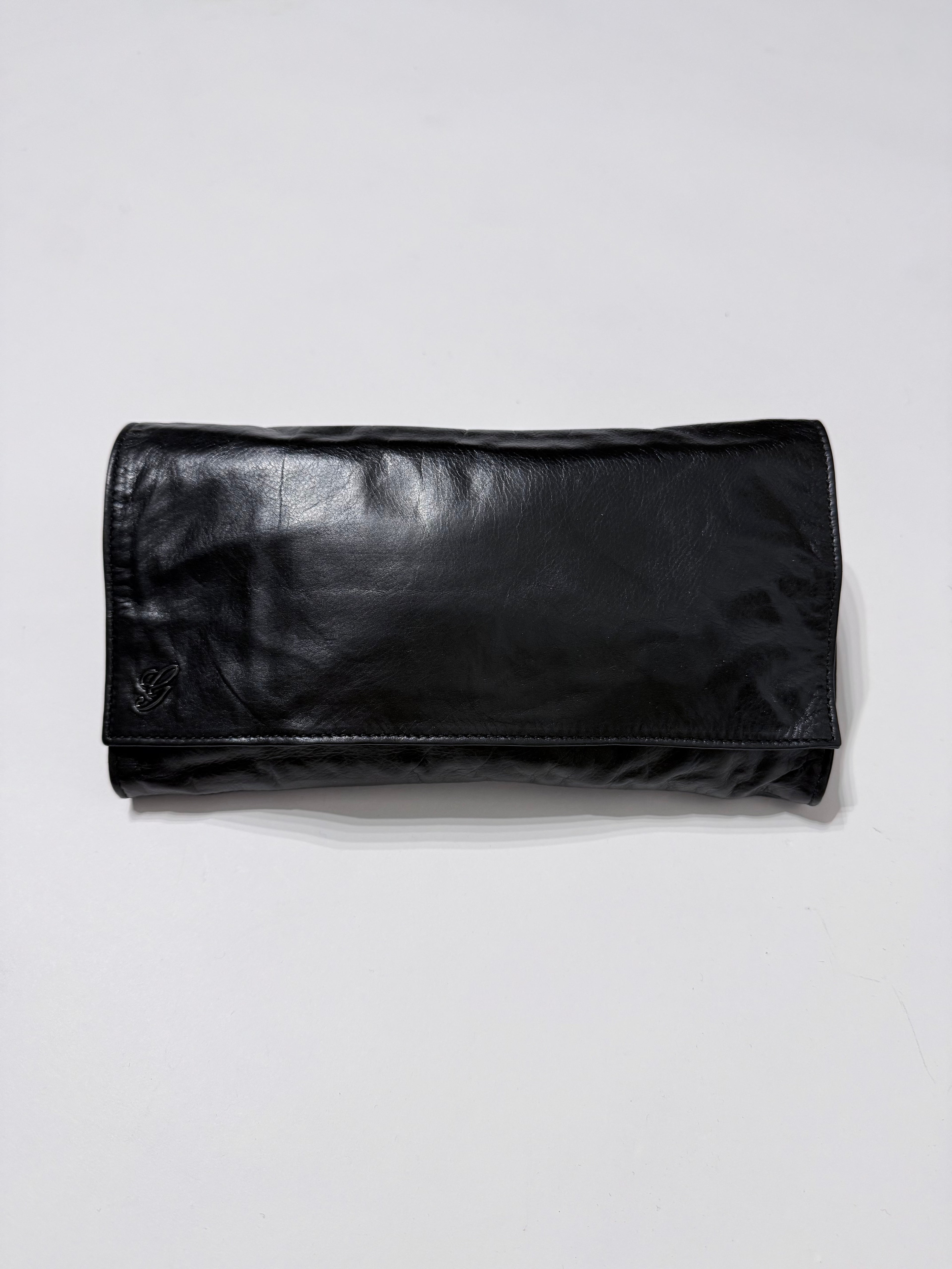 Pochette vintage in pelle Gucci