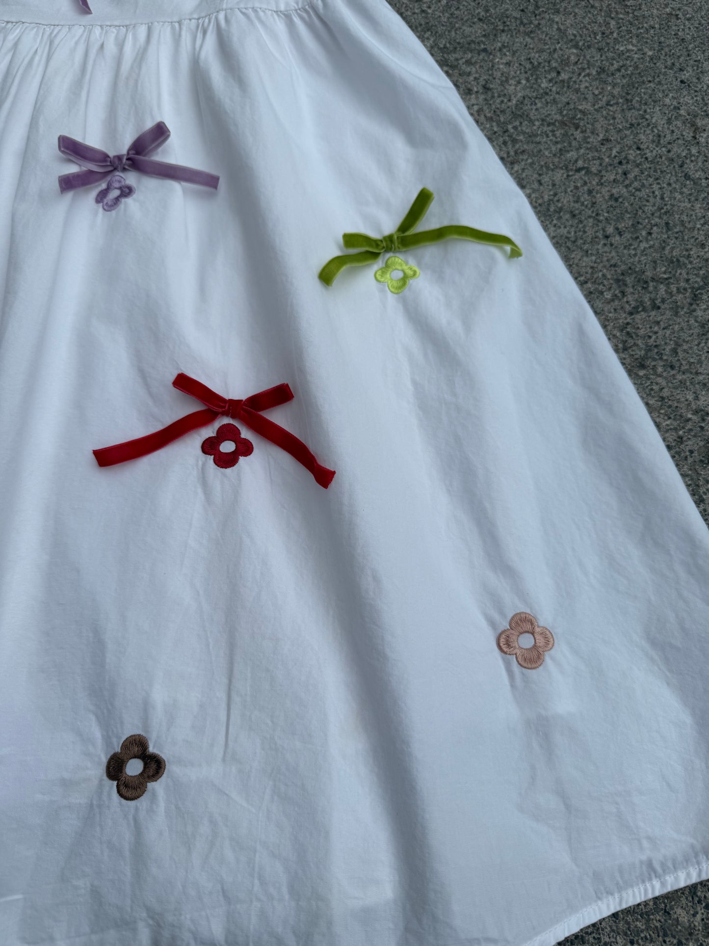 Abito fiori e fiocchi tg.M