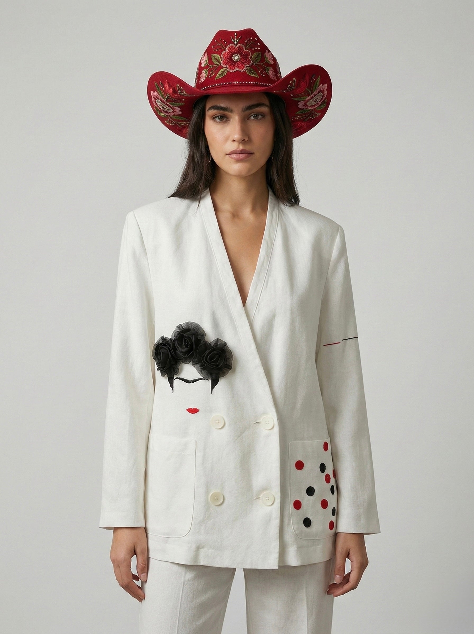 Blazer doppiopetto ‘Frida’ handmade