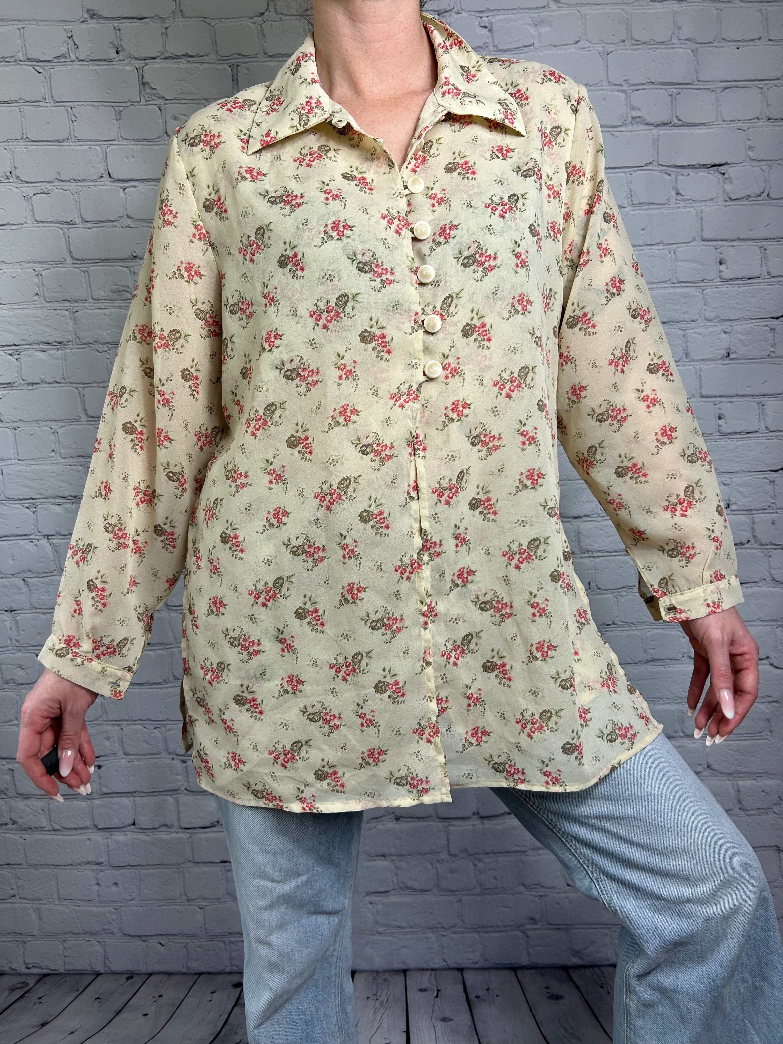 Camicia fantasia fiorata S