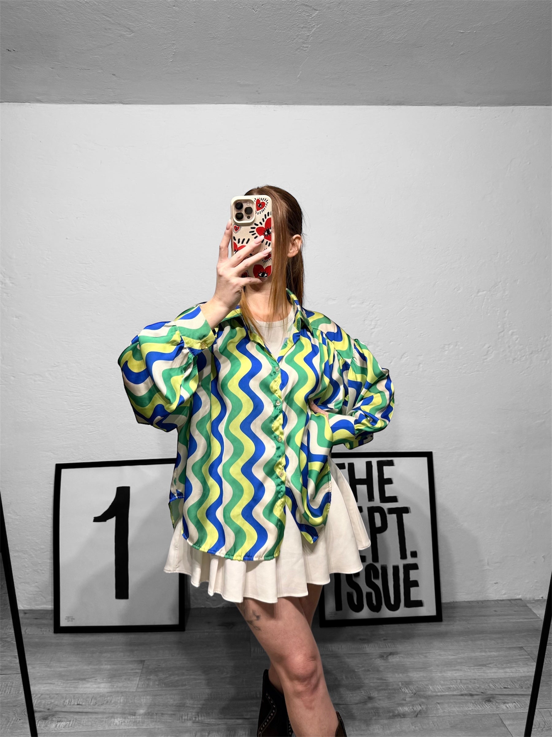 Camicia fantasia optical