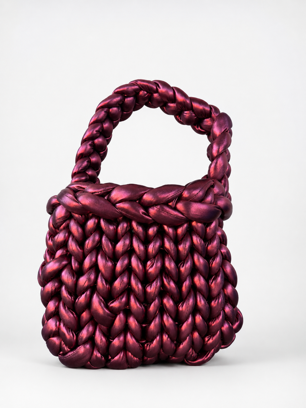 Chunky bag marshmallow metallizzato