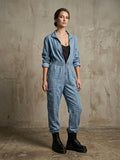 Tuta denim cargo