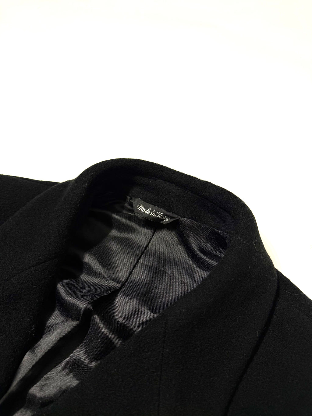 Cappotto vintage monopetto nero