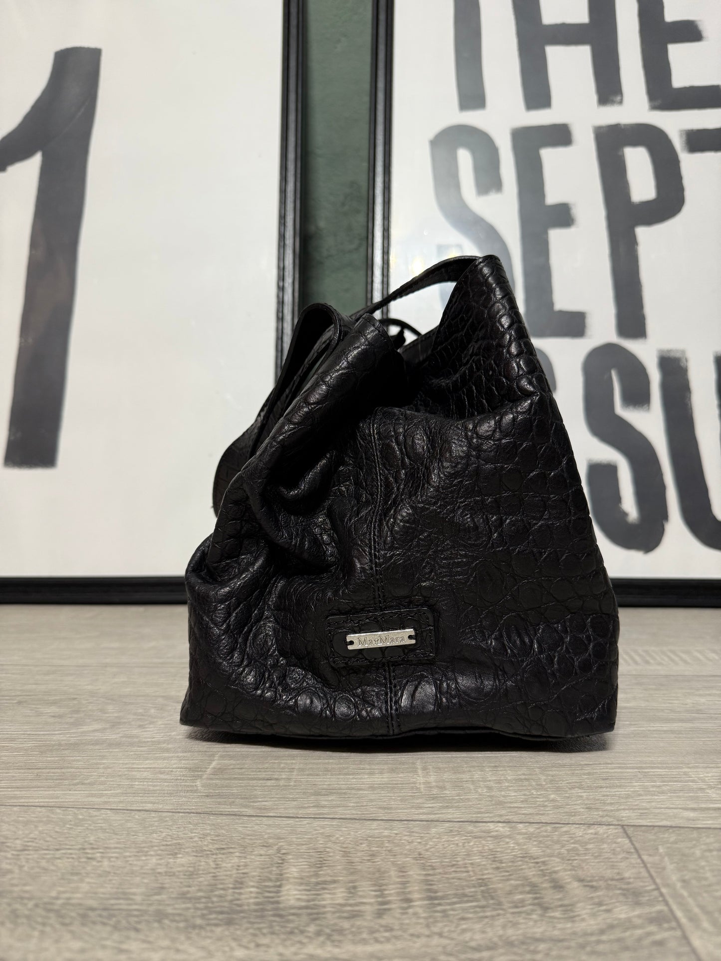 Borsa in pelle stampa cocco Max Mara