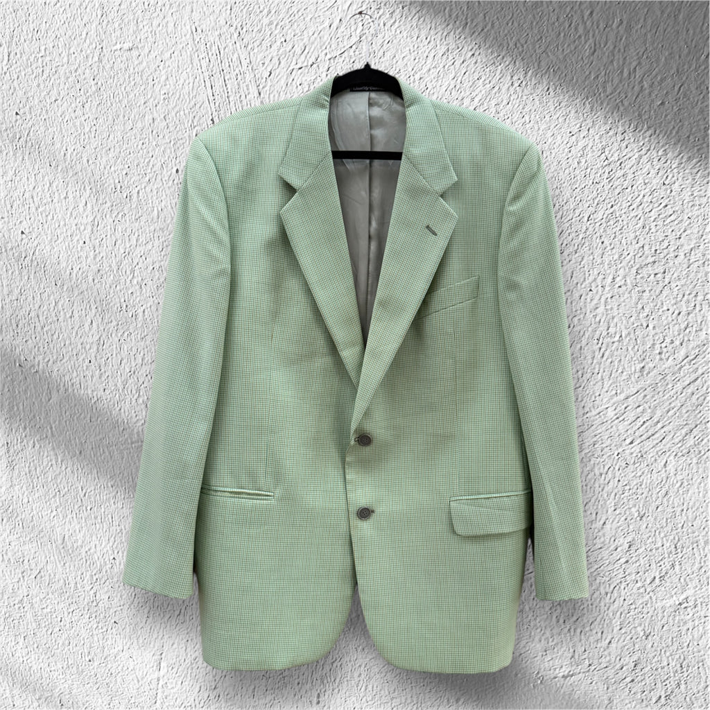 Blazer pied de poule ‘Ragazza con l’orecchino di perla’ handmade