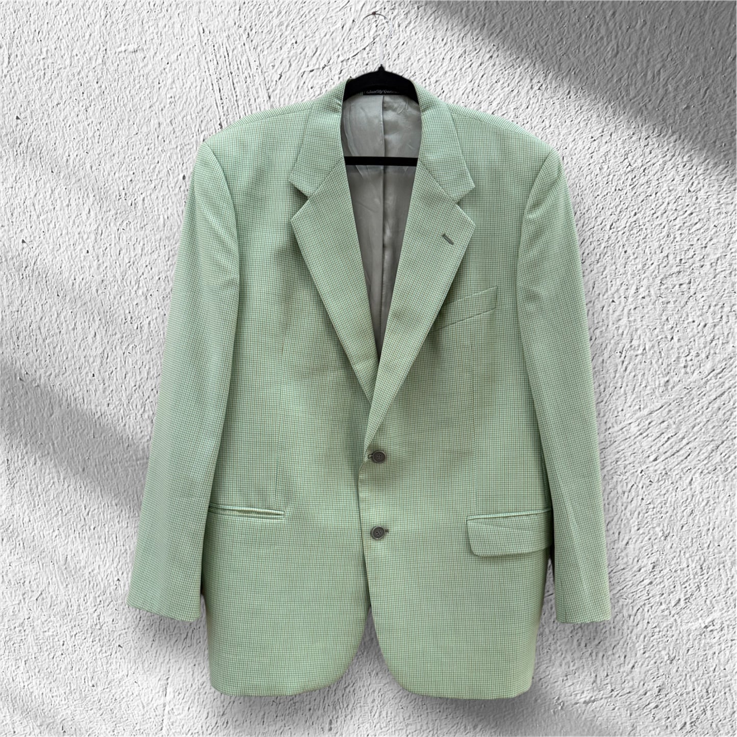 Blazer pied de poule ‘Ragazza con l’orecchino di perla’ handmade