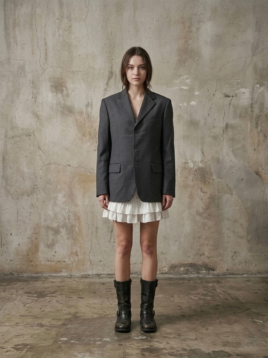 Blazer vintage ‘te lo avevo detto’ handprinted