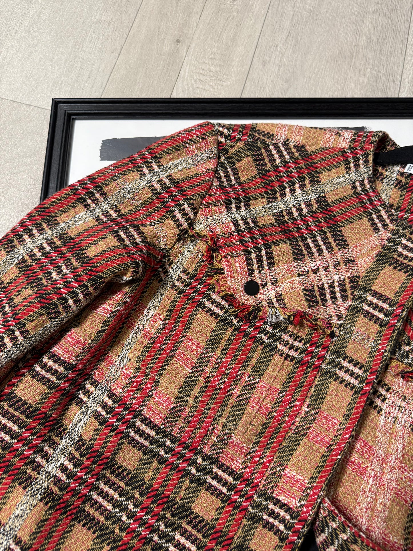 Blazer tartan Mango