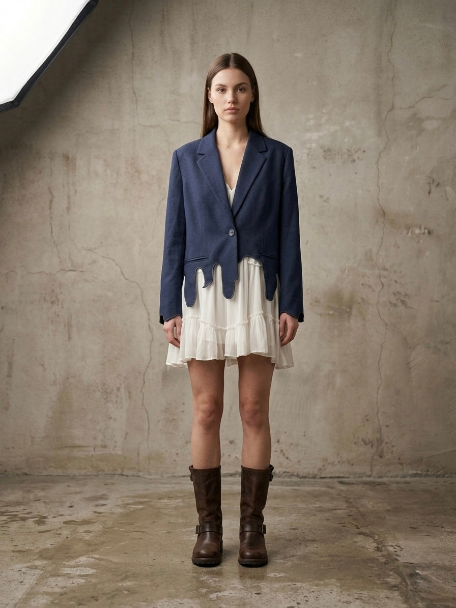 Blazer vintage ‘octopus’ handmade