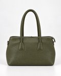 Borsa in Vera Pelle Verde Oliva Made in Italy