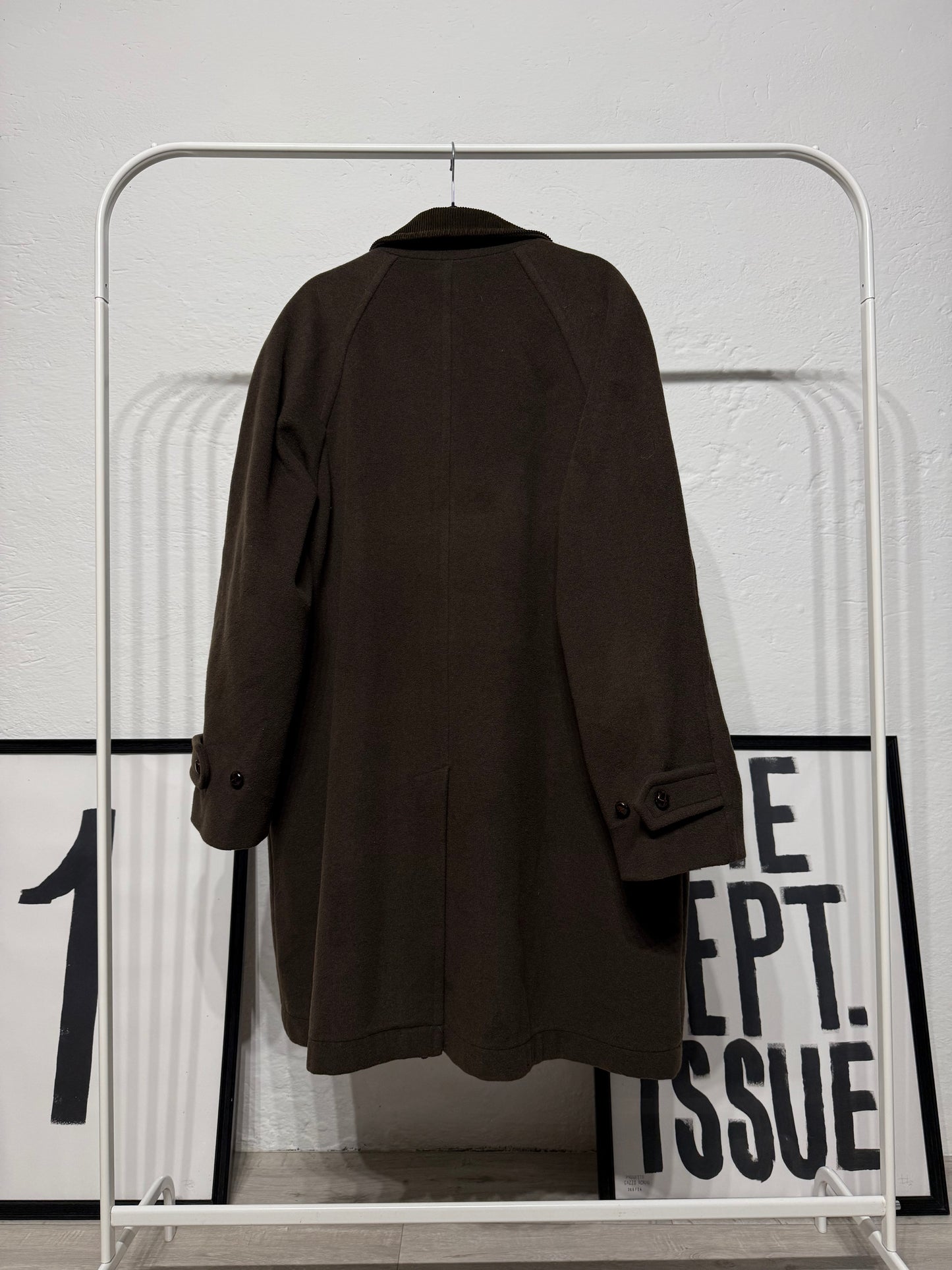 Cappotto monopetto Brooksfield cachi