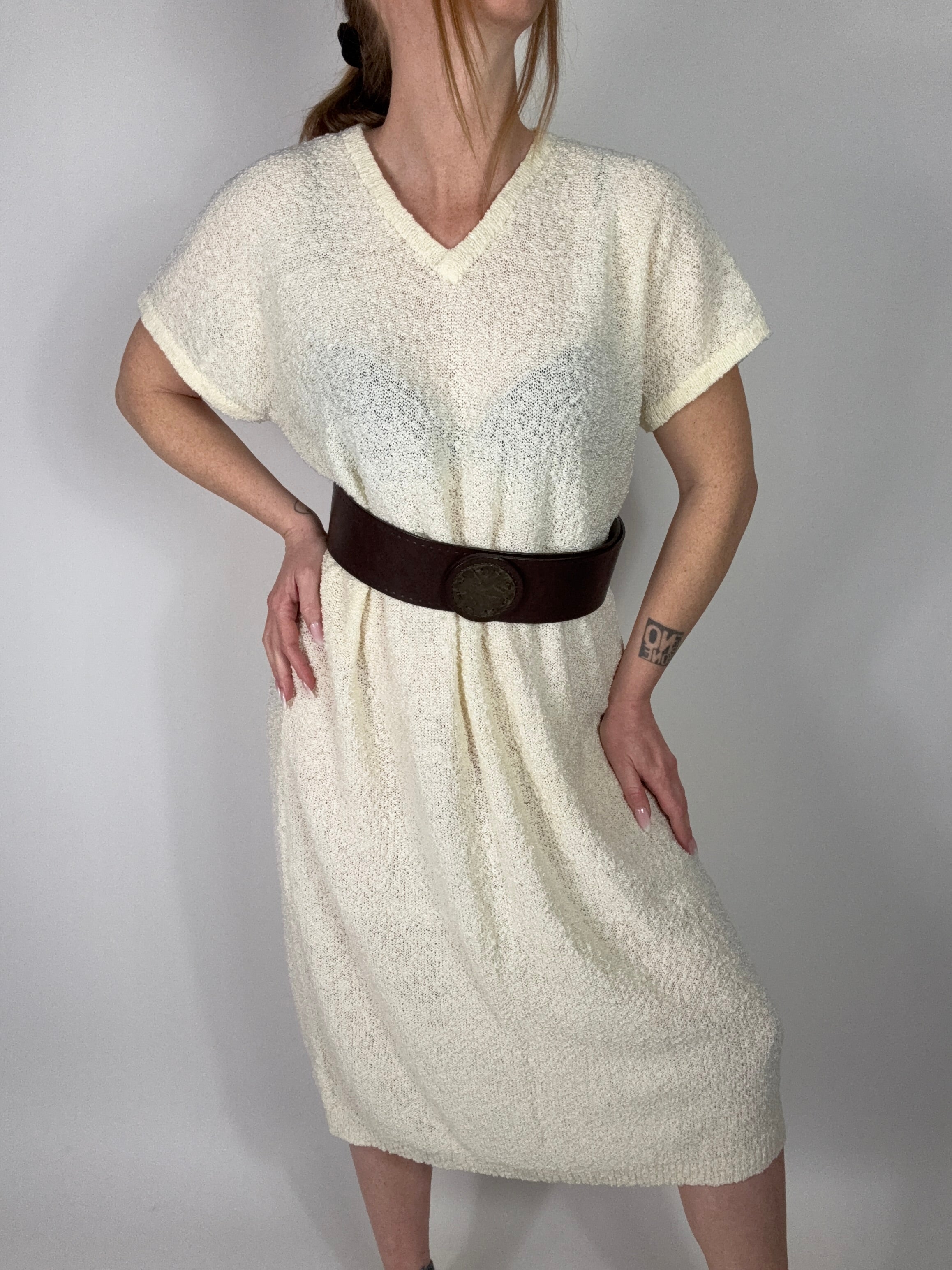 Abito mezza manica burro tg.L