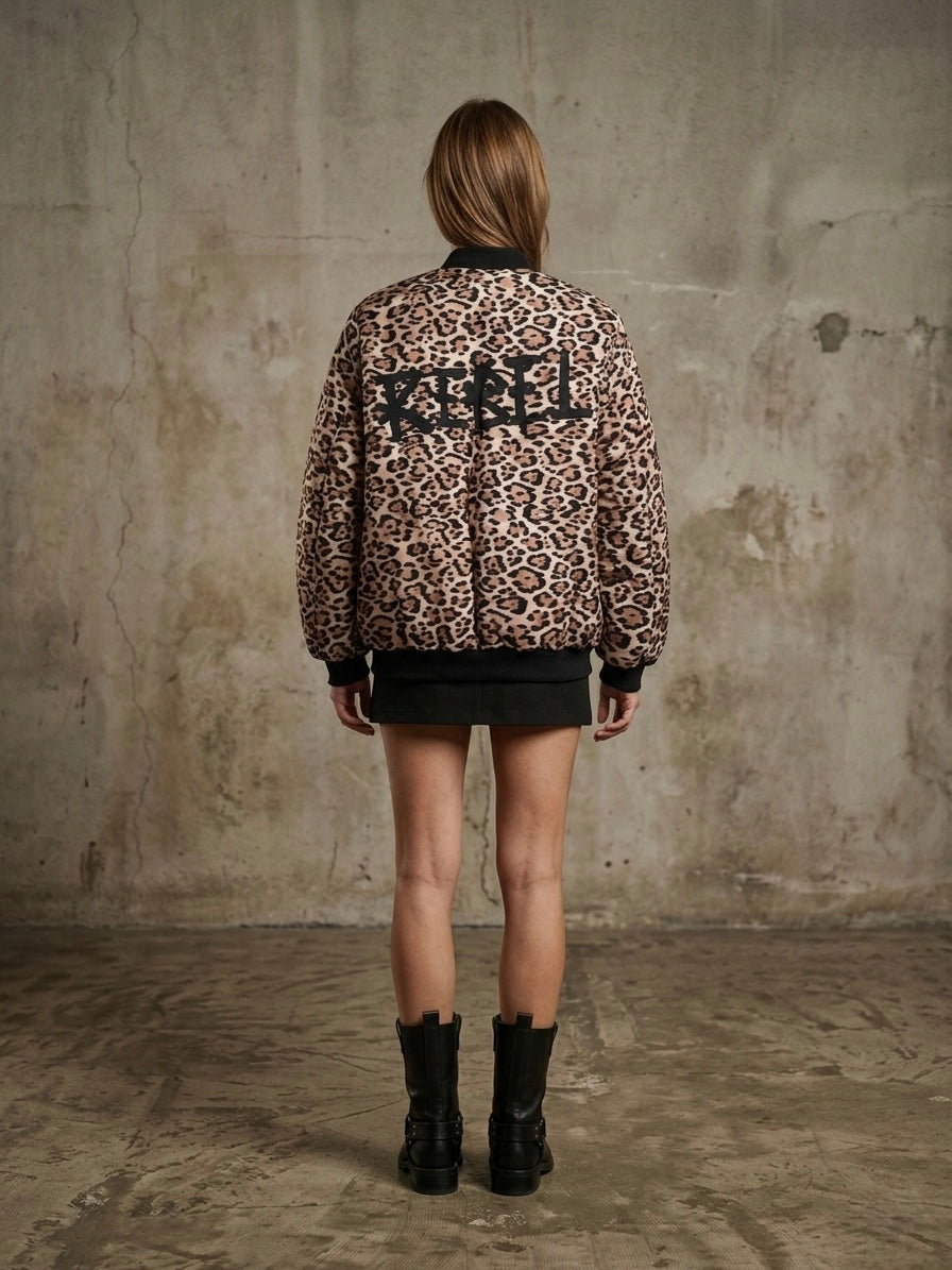 Bomber maculato ‘Rebel’ handmade