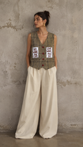 Gilet tweed ‘Do what you love’