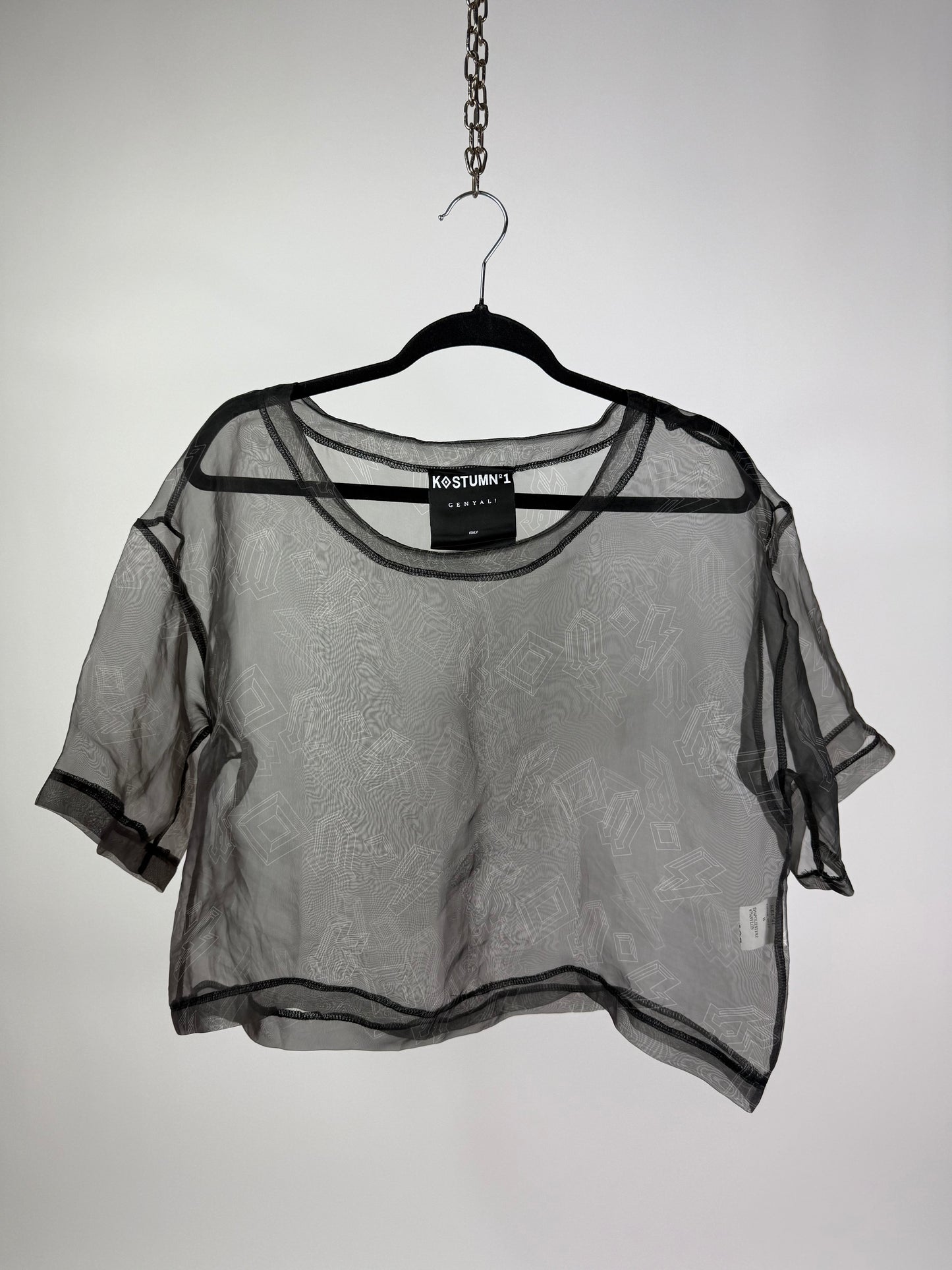 T-shirt trasparente organza Kostumn.1 tg.M