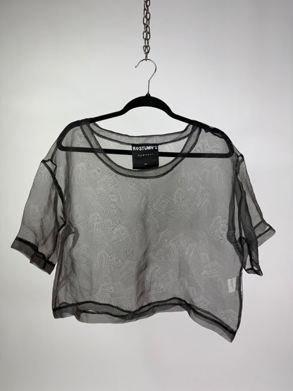 T-shirt trasparente organza Kostumn.1 tg.M