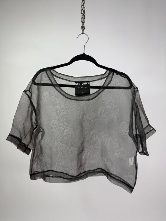 T-shirt trasparente organza Kostumn.1 tg.M