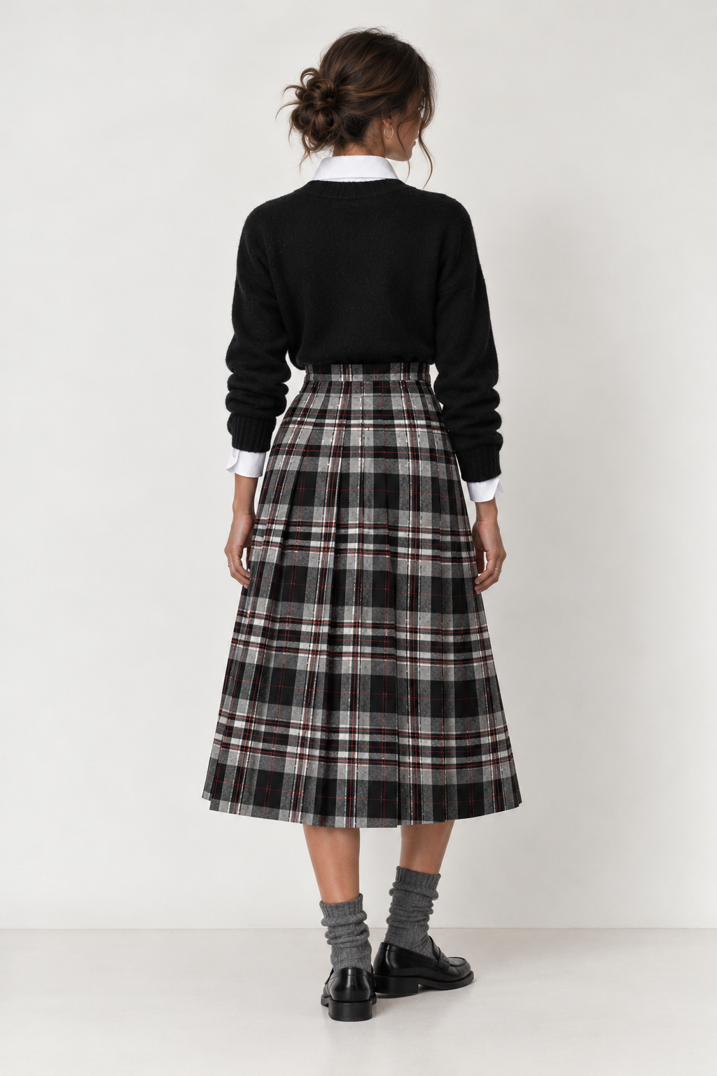 Maxi kilt tartan vintage 60% lana