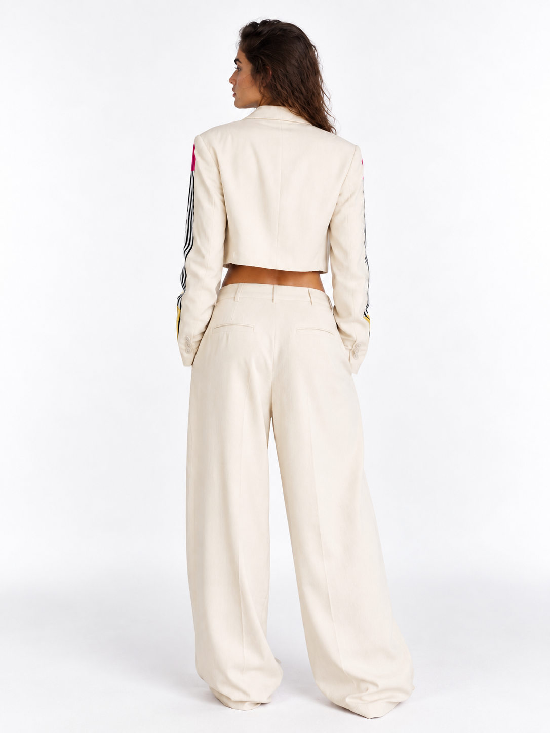 Blazer vintage crop ‘Adidas’ upcycling - reworked