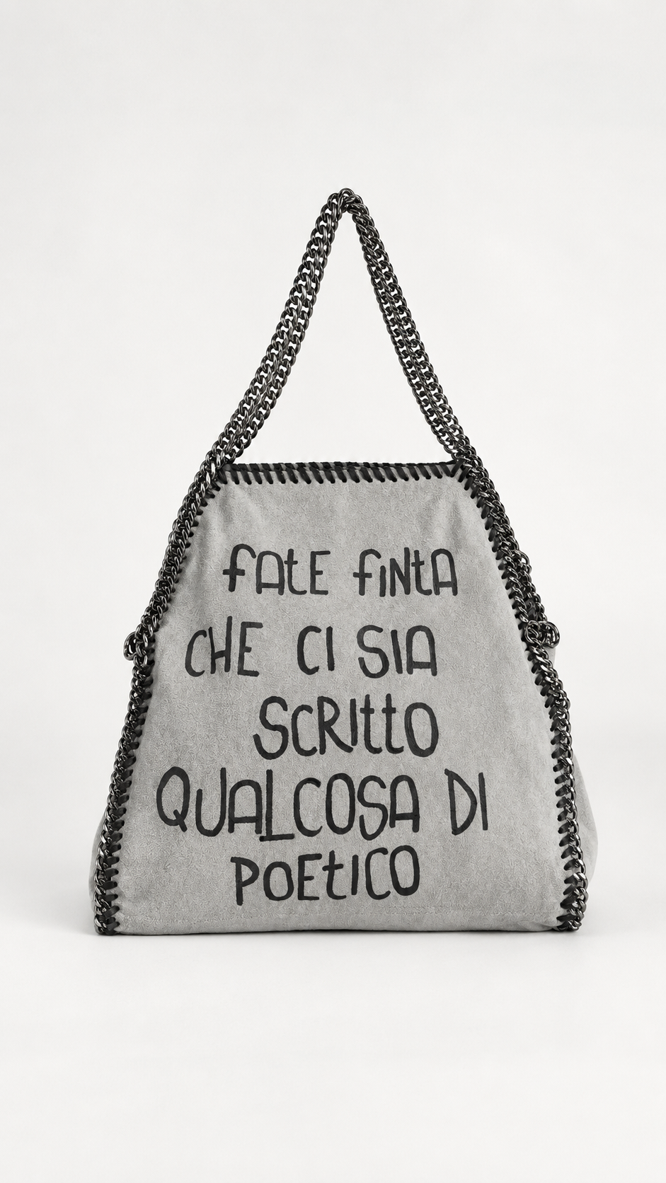 Borsa ‘stella’ in pelle ‘poetico’