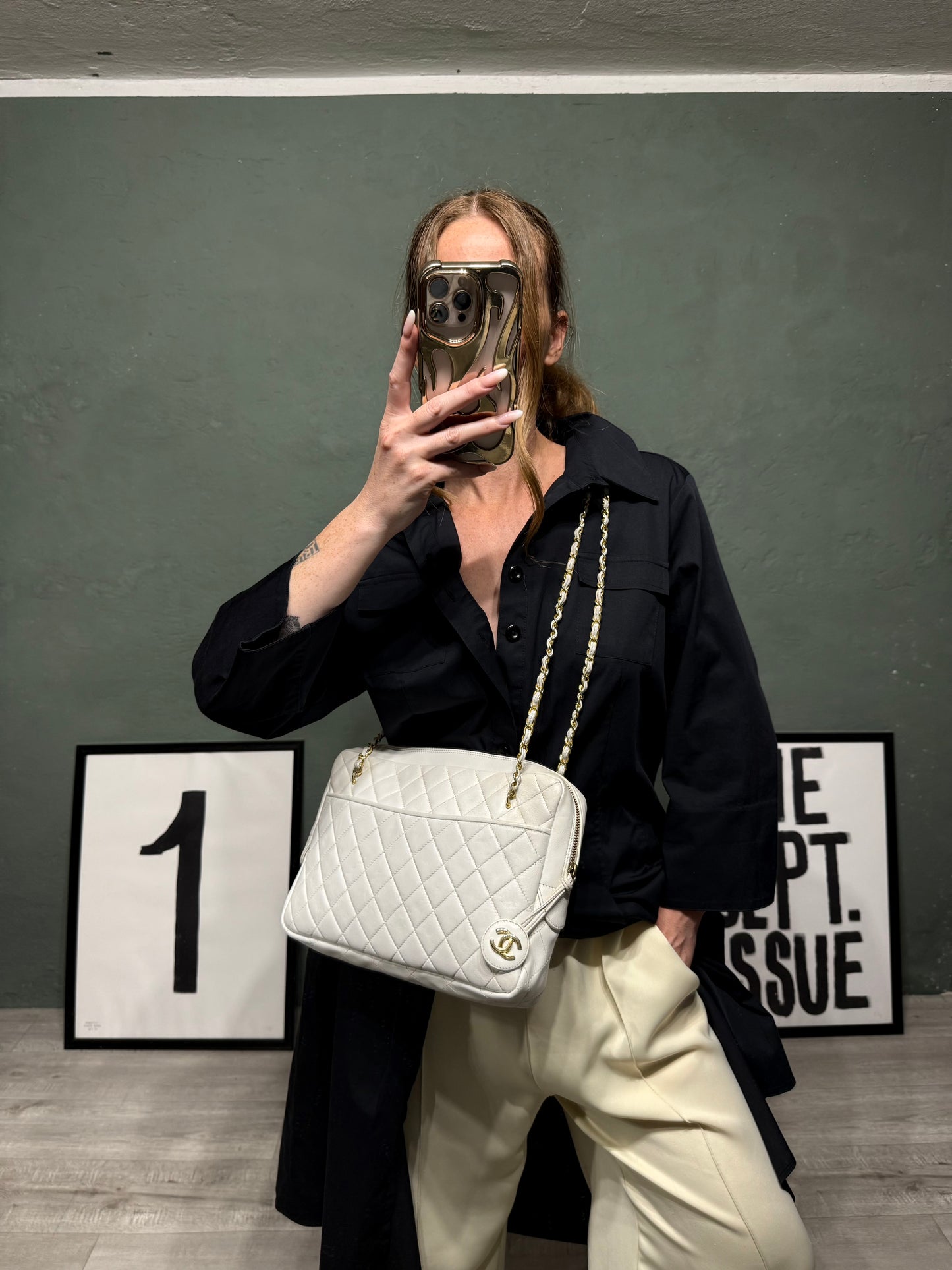 Borsa matelassé in pelle Chanel