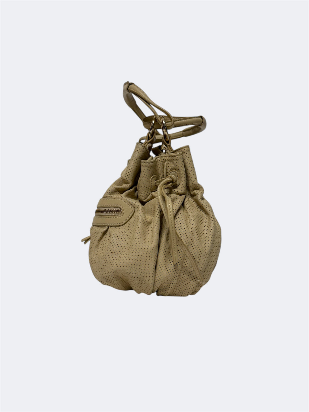 Borsa in pelle traforata Tosca Blu