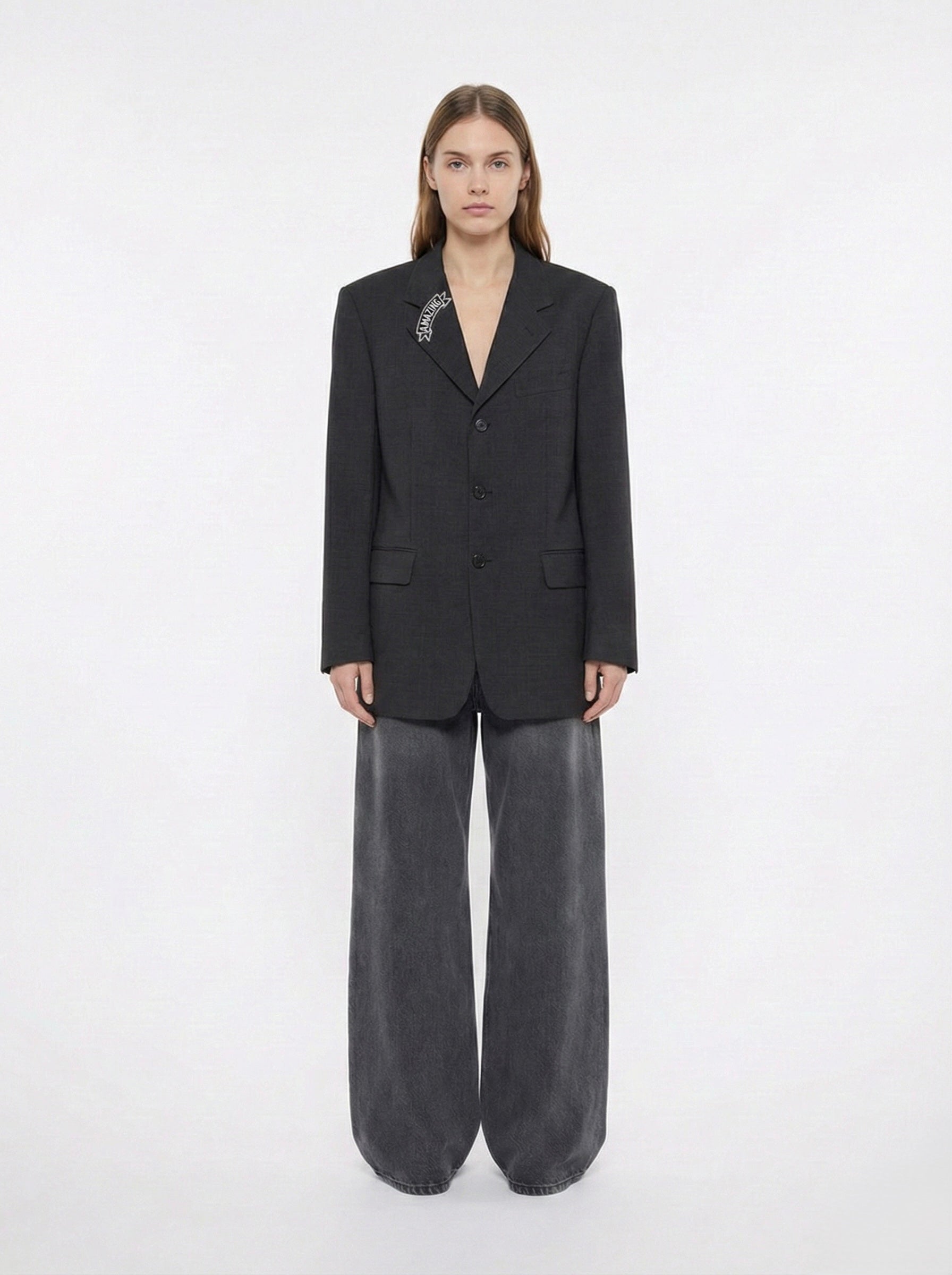 Blazer ‘La pazienza è finita’ handmade