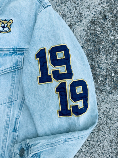 Giacca denim patch UCLA tg.M