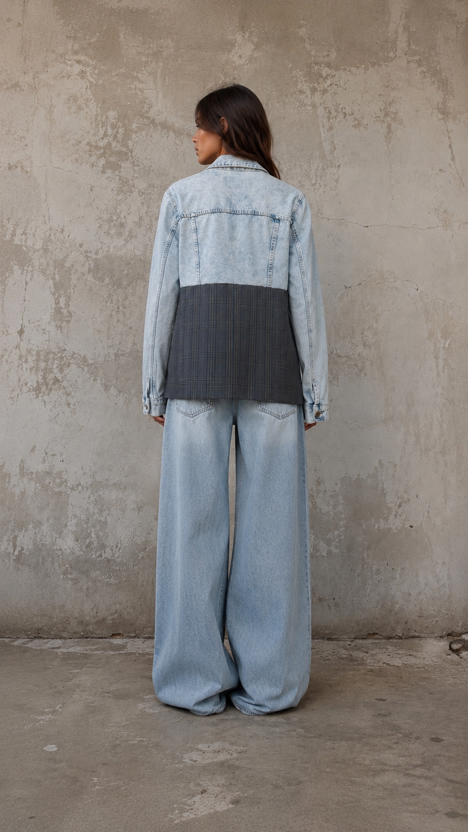 Giacca denim ’Hybrid’ upcycling