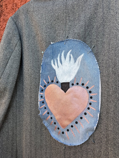 Cappotto spigato ‘Sacré-cœur’