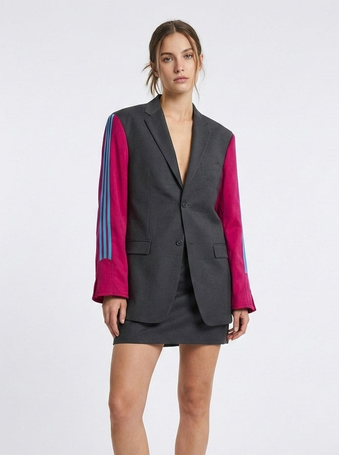 Vintage blazer ‘Adidas Sleeves’ handmade