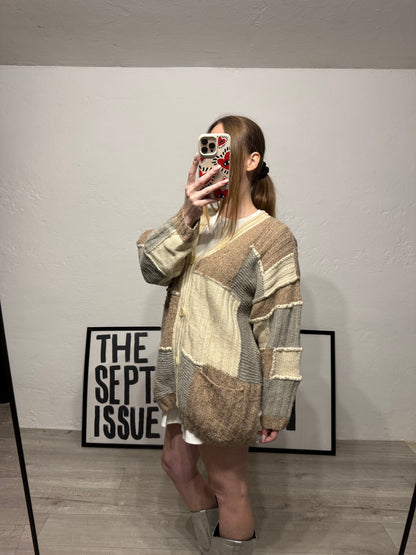 Cardigan vintage patchwork