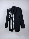 Blazer blu navy macrame ‘Sailor’ tg.S