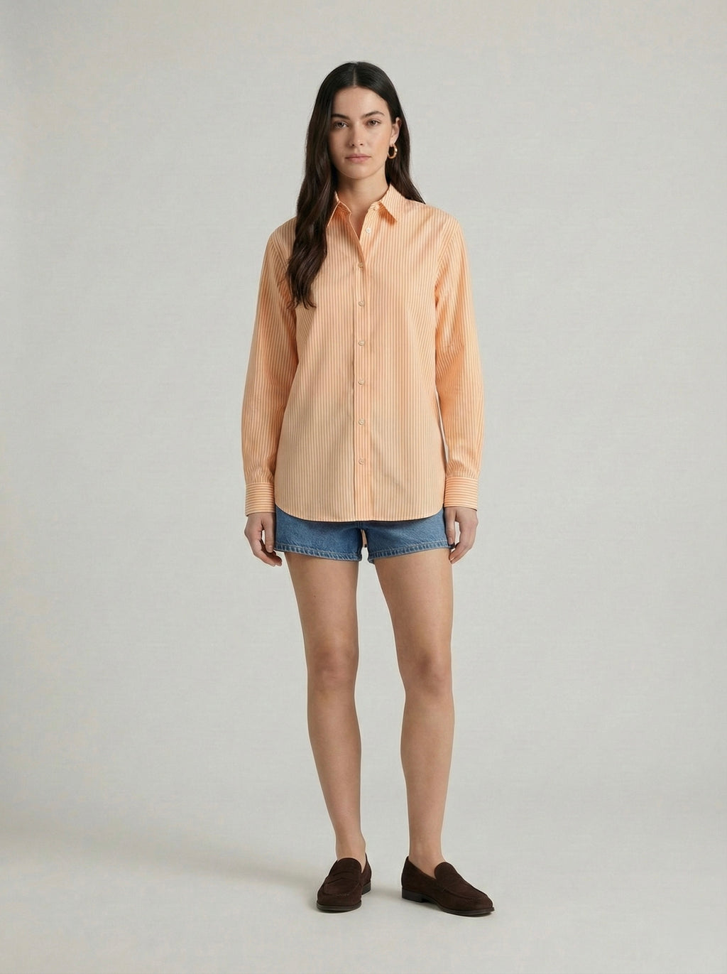 Camicia righe ‘I Don’t care’